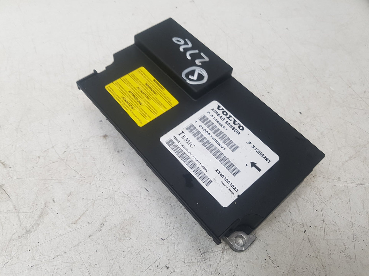 2010 - 2016 Volvo S80  Saloon Airbag Module 31288291