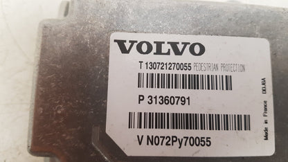 2013 Volvo V40  Hatchback PEDESTRIAN AIRBAG SG ECU CONTROL UNIT 31360791