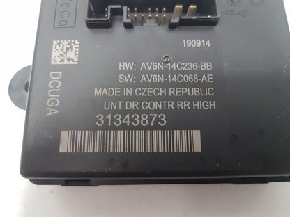 2015 Volvo S60  Saloon Door Control Module 31343873