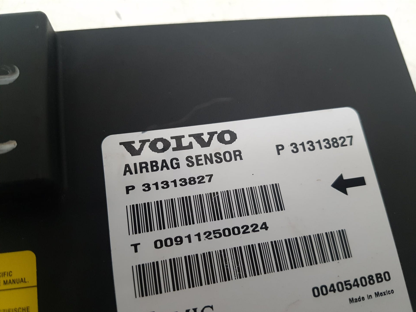 2008 - 2013 Volvo XC60 I 156 Estate Airbag Module 31313827