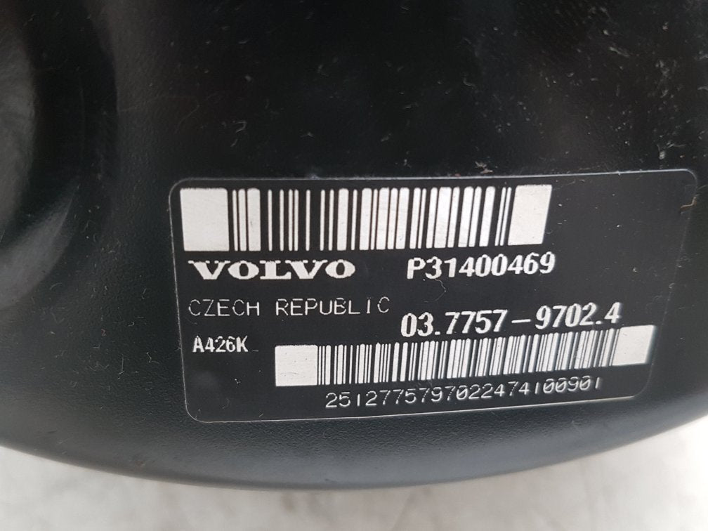 2015 Volvo S60  Saloon Brake Booster 31400469