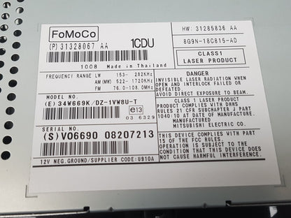 2010 - 2014 Volvo XC60  Estate CD Player 31328067 31285836