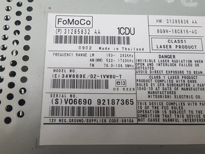 2007 - 2010 Volvo V70  Estate CD Player 31285832AA