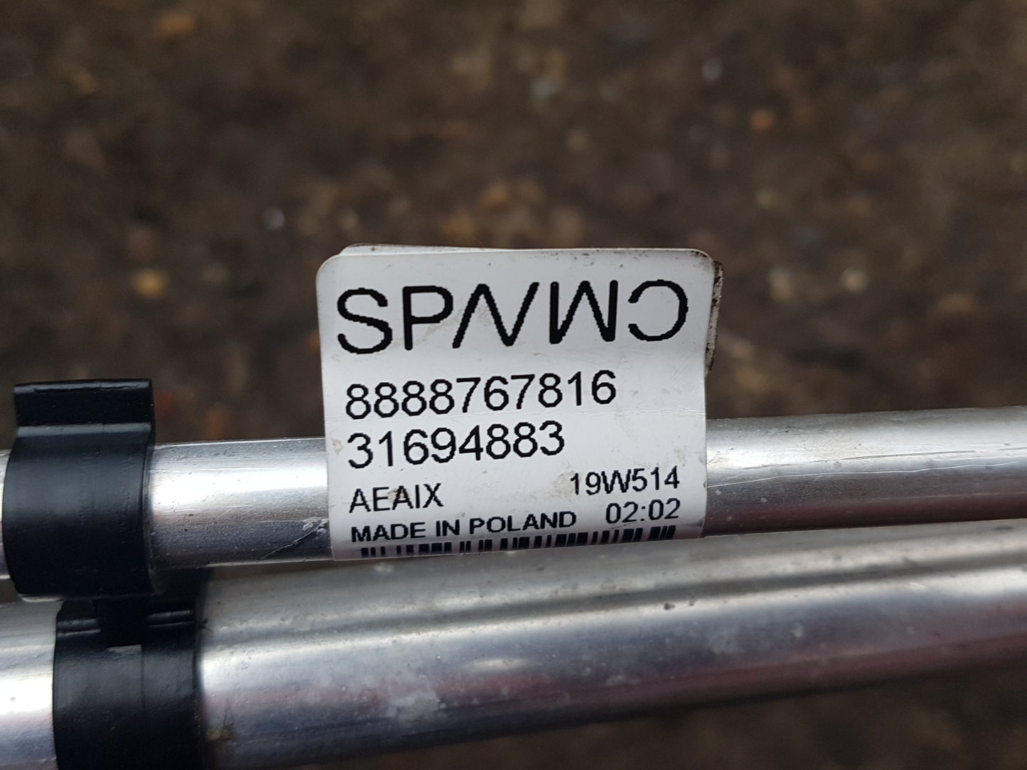 2019 - 2021 Volvo XC40 536 Estate A/C Pipe  31694883