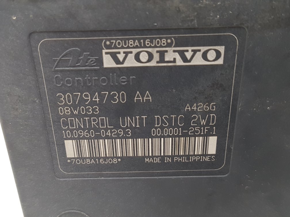 2006 - 2009 Volvo C70  Convertible ABS Pump/Modulator 30794730AA
