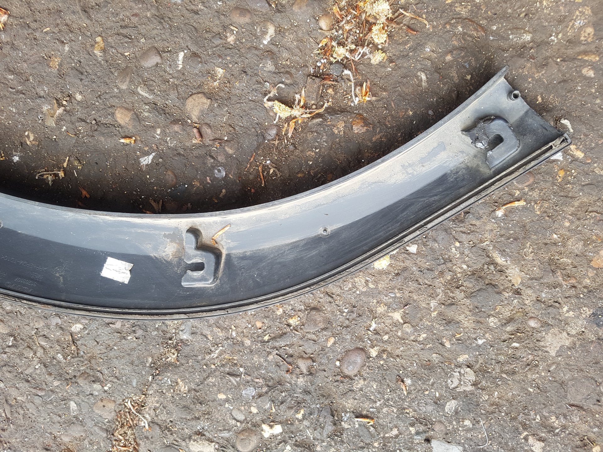 2008-2016 Volvo XC70 III 136 Station Wagon right rear wheel arch moulding 31283106 - used, photo 12
