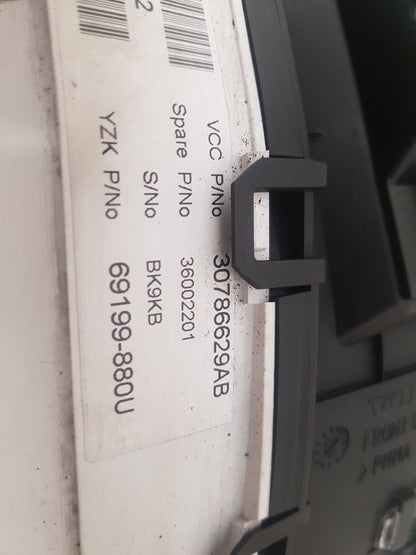 2008 - 2016 Volvo V70  Estate Instrument Cluster 30786629