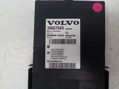 2006 - 2011 Volvo S80  Saloon Keyless Entry Module 30667543