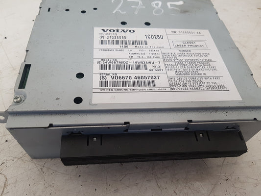 2011 - 2014 Volvo XC90  Estate CD AND RADIO UNIT 31328065