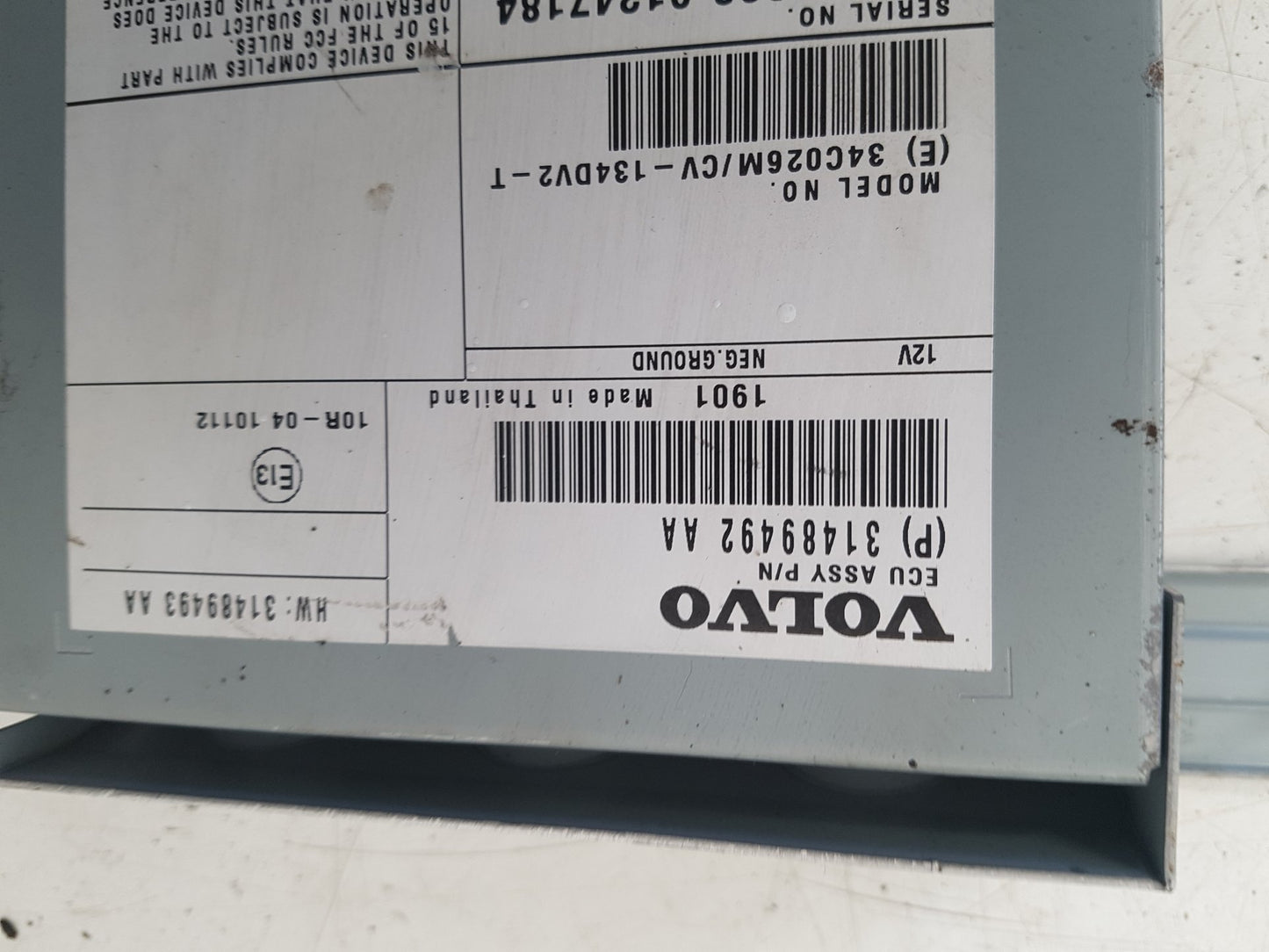 2015 - 2019 Volvo V40 Cross Country  Hatchback Amplifier 31489492