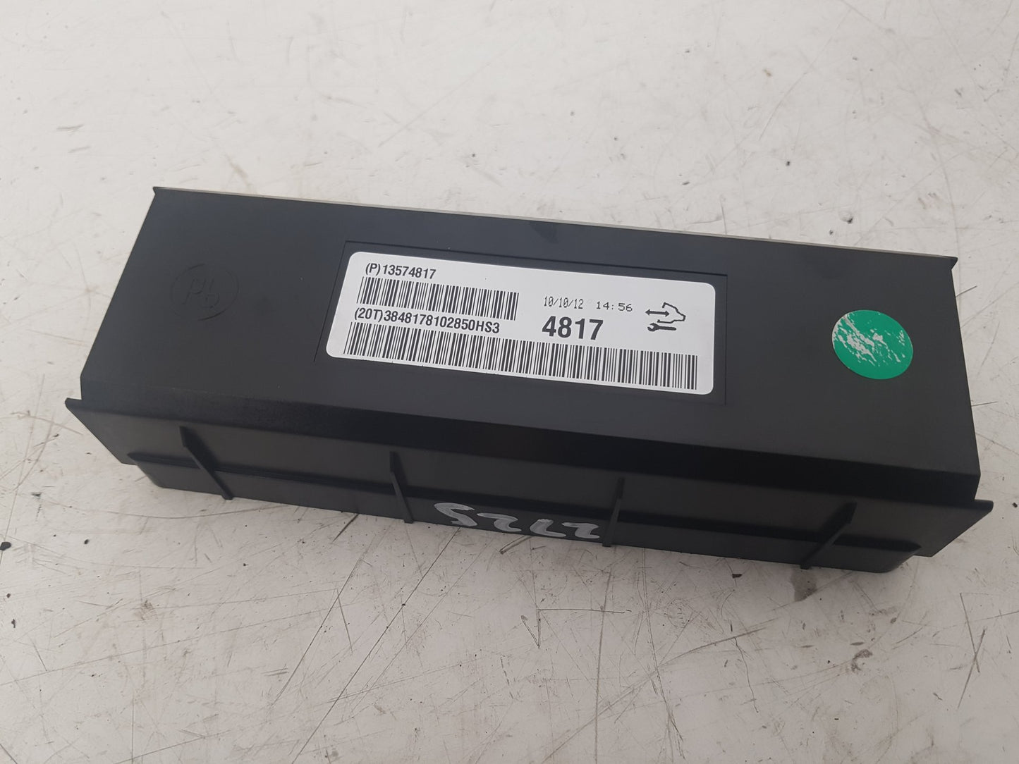 2010 - 2012 Saab 9-5  Saloon HEATED SEAT CONTROL MODULE 13574817