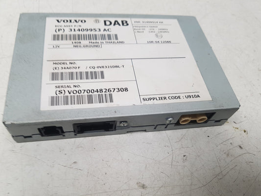 2013 - 2017 Volvo V60  Estate DAB RADIO ECU 31409953 AC