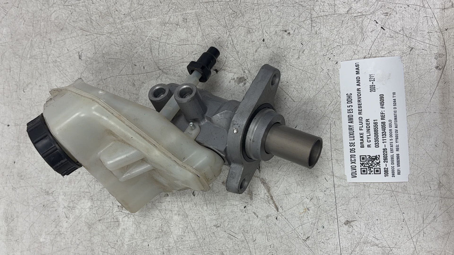 2010 Volvo XC70  Estate Brake Master Cylinder 03350885561