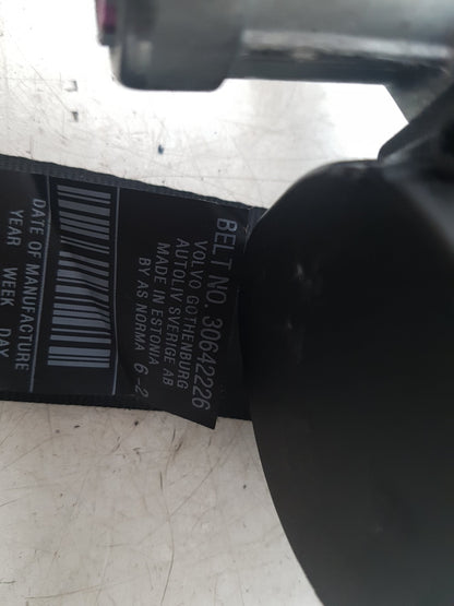 2010 - 2012 Volvo C30  Hatchback Left Rear Seat Belt 30642226