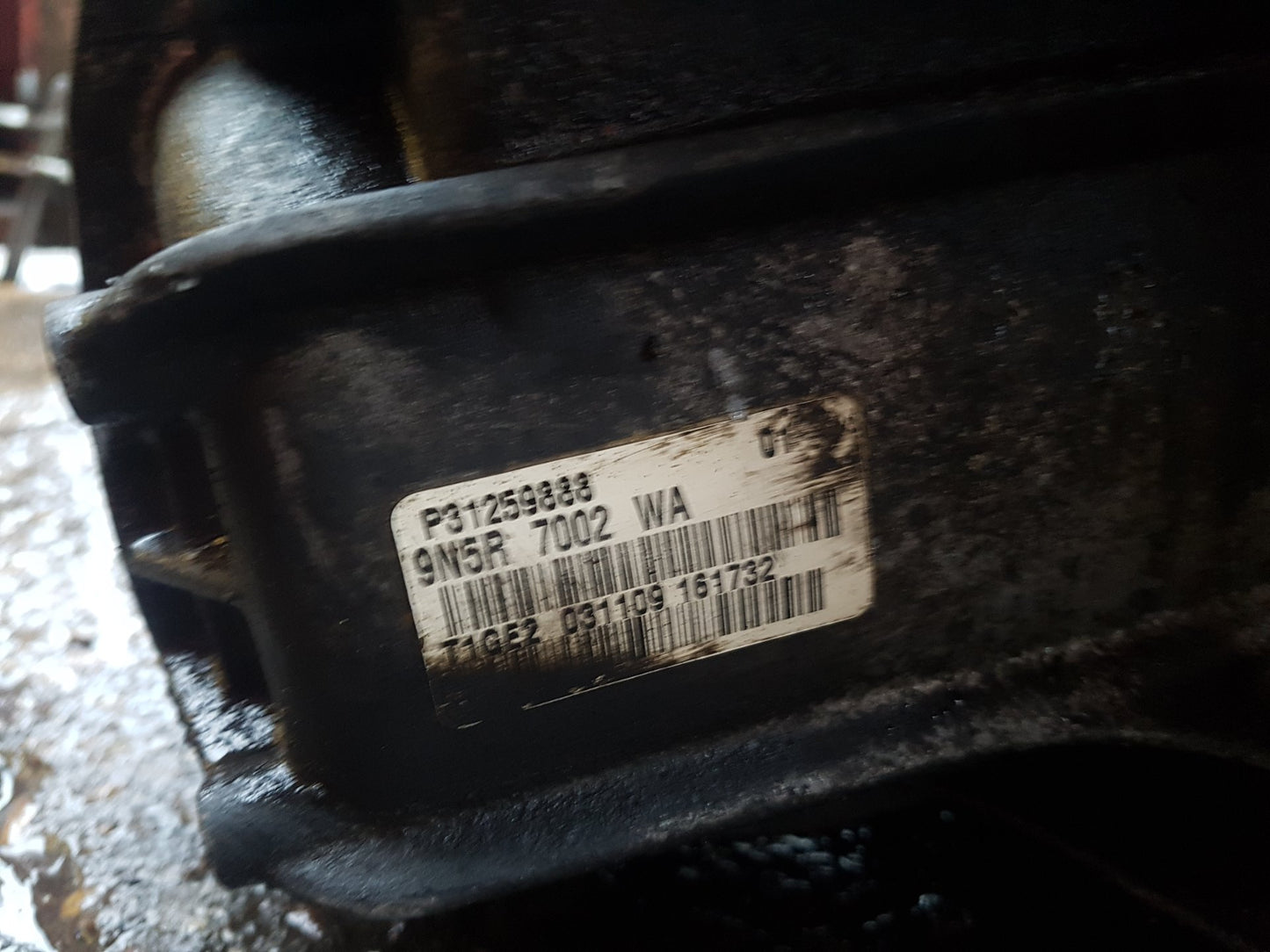 2006 - 2012 Volvo C30  Hatchback Manual Gearbox 31259888