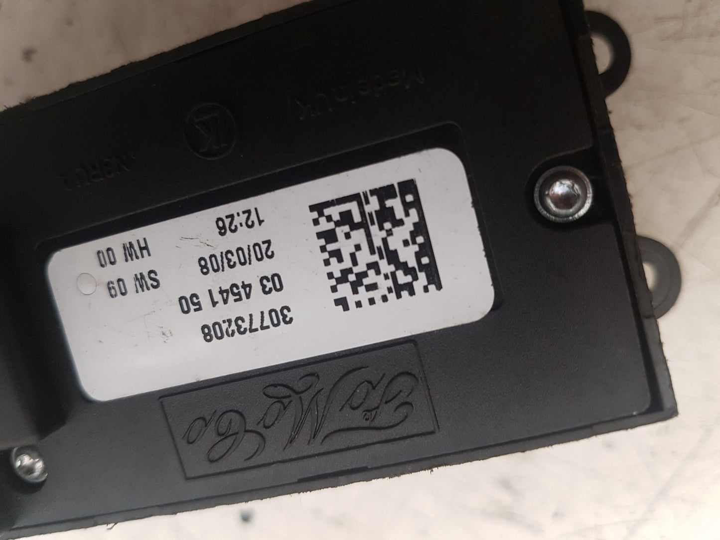 2010 - 2012 Volvo C30   Right Front Window Switch 30773208