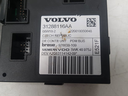2008 - 2012 Volvo V50   WINDOW REG MOTOR (PASSENGER SIDE FRONT) 31295174