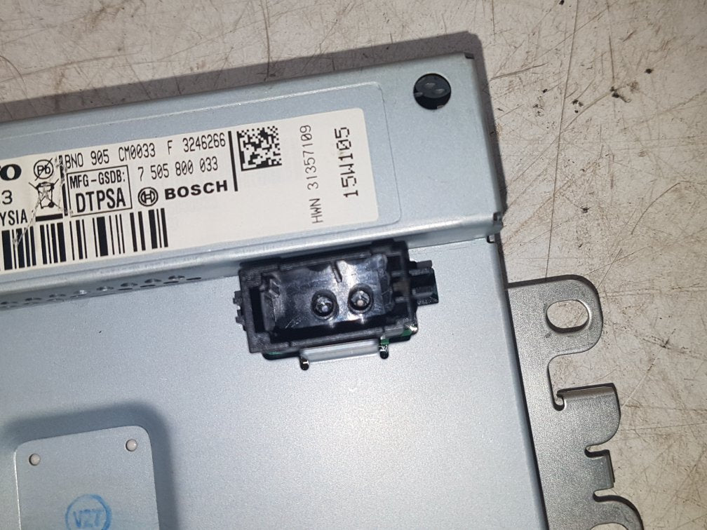 2012 - 2016 Volvo V40 Cross Country  Hatchback Dash Display Unit 31427183