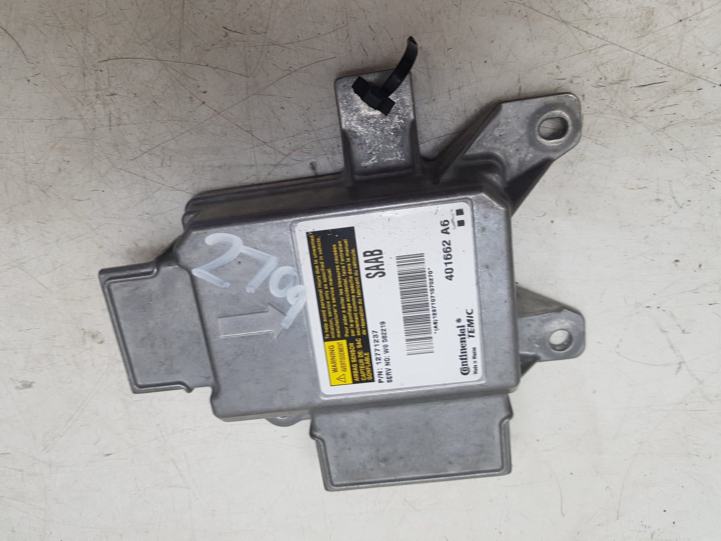 2005 - 2015 Saab 9-3  Estate Airbag Module 12771237