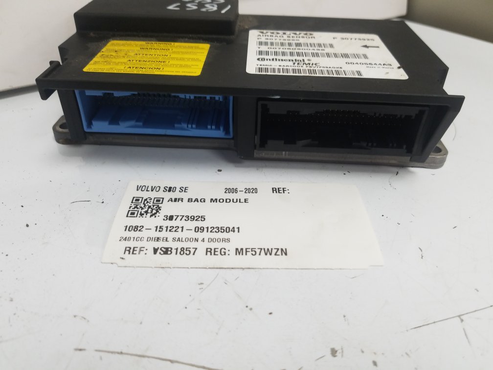 2006 - 2011 Volvo S80  Saloon Airbag Module 30773925