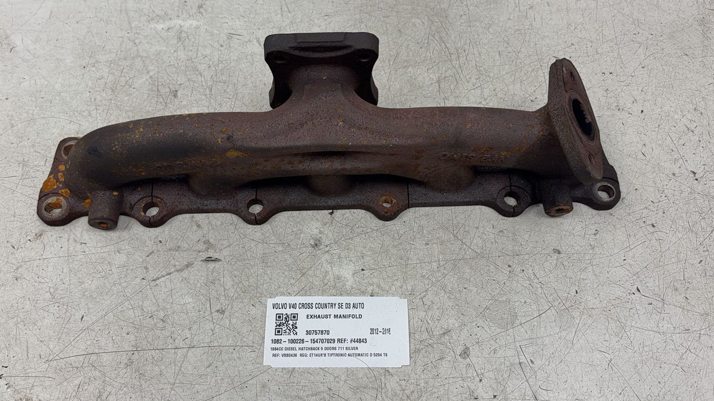 2014 Volvo V40 Cross Country  Hatchback Exhaust Manifold 30757870
