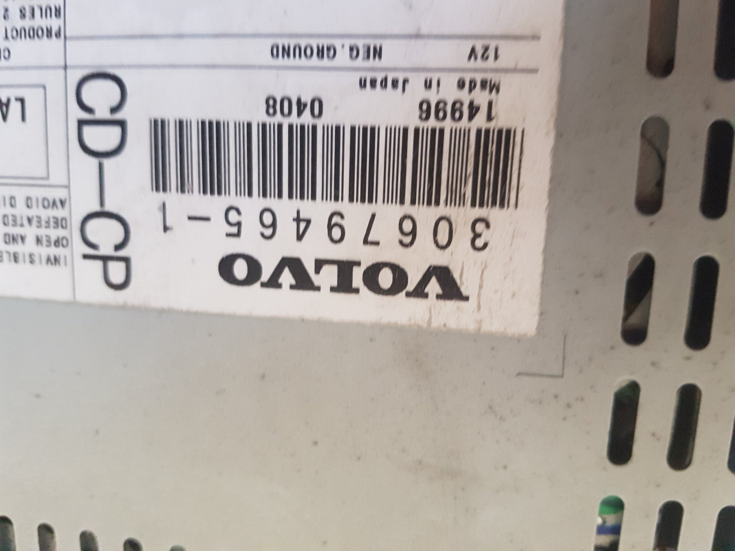 2004 Volvo XC90  Estate CD Player 30679465