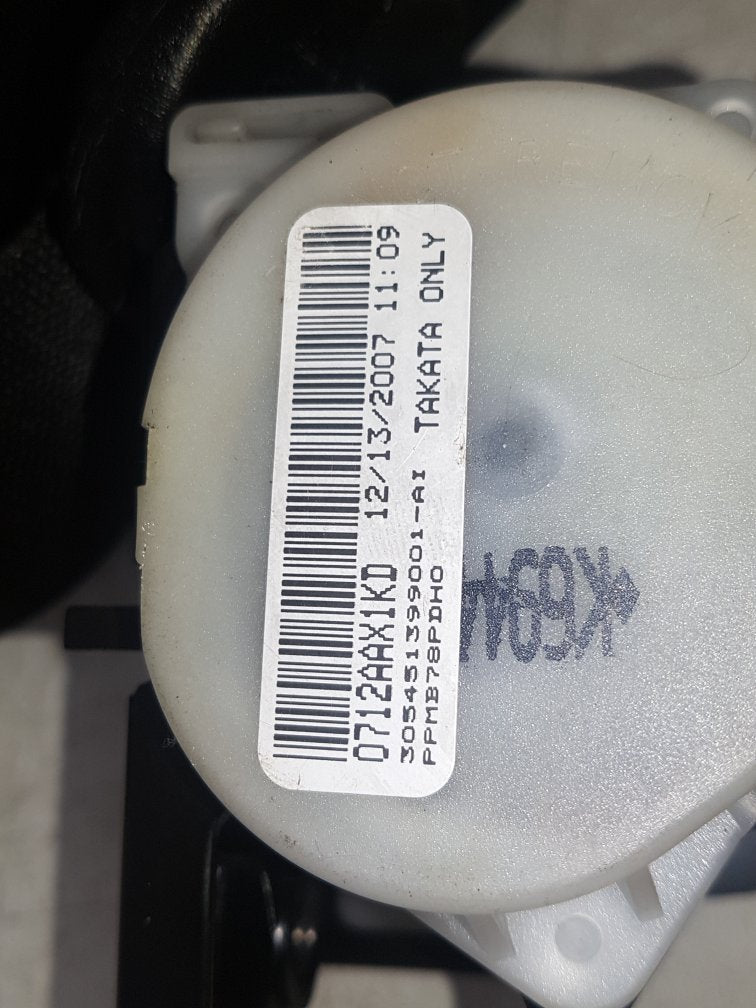 2005 - 2011 Saab 9-3 YS3F Saloon Left Rear Seat Belt 12757686
