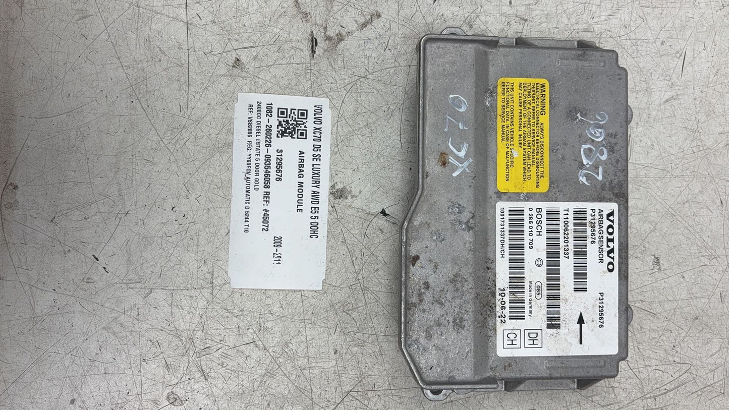 2010 Volvo XC70  Estate Airbag Module 31295676