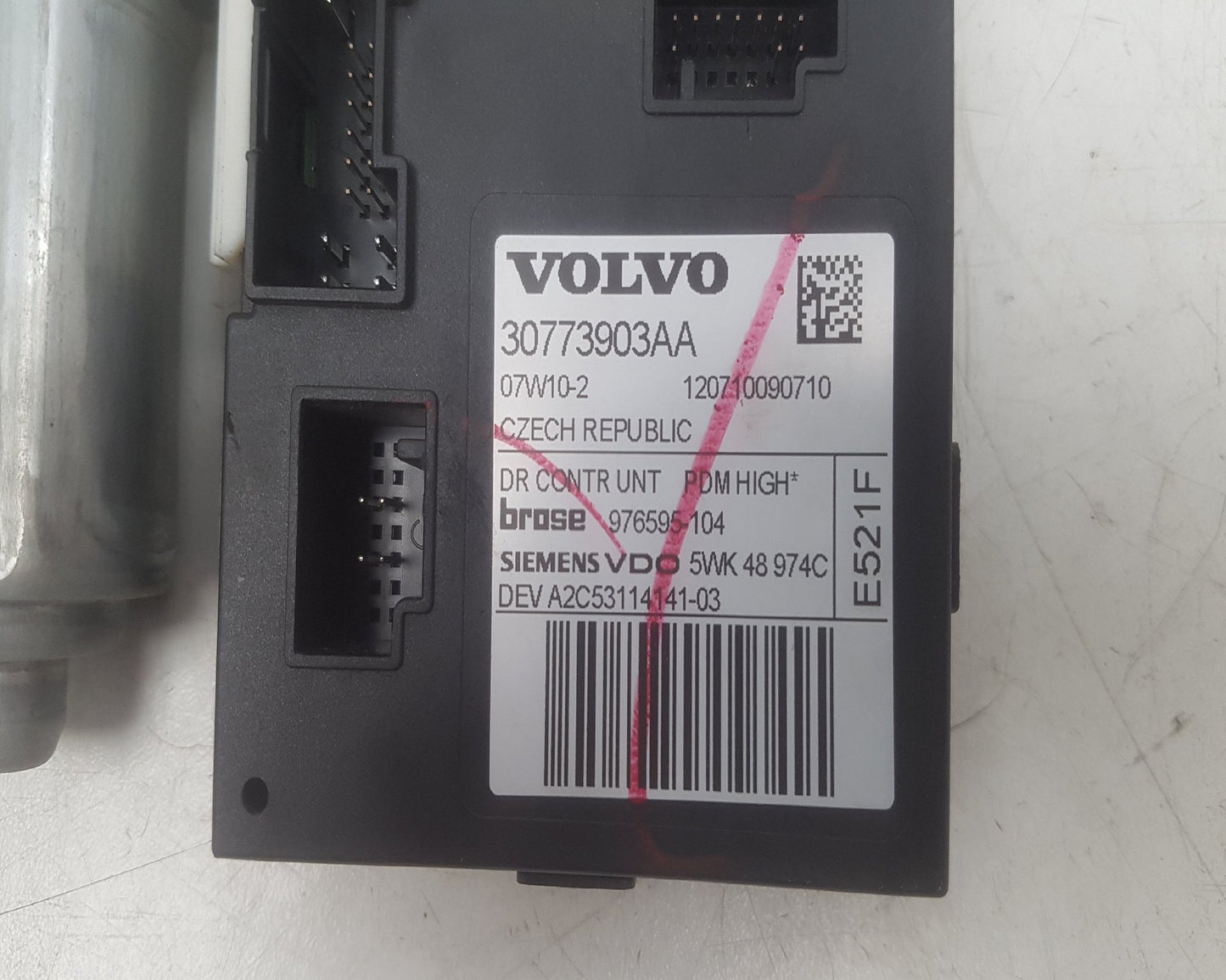 2004 - 2008 Volvo V50   Estate WINDOW REG MOTOR (PASSENGER SIDE REAR) 30773903