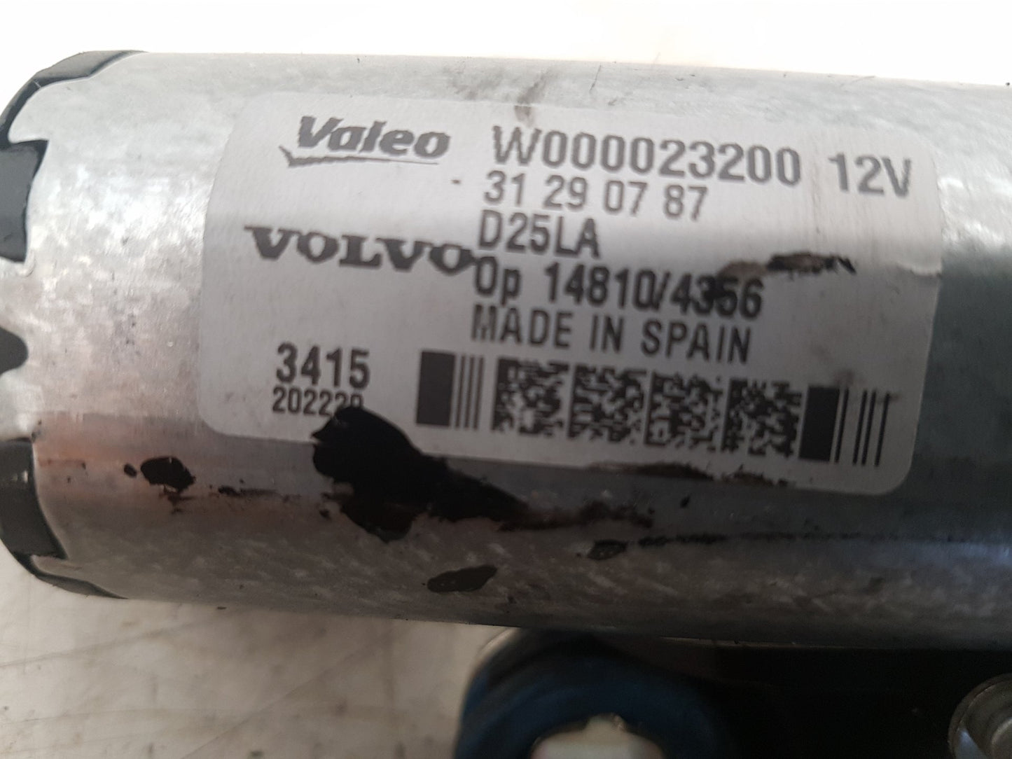 2009 - 2017 Volvo XC60 I 156 Estate Rear Wiper Motor 31290787