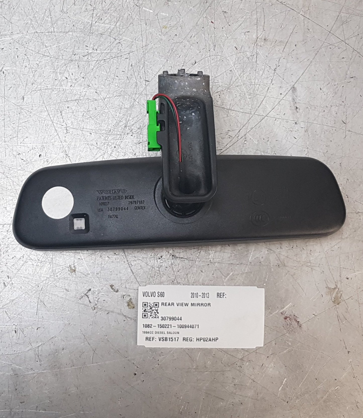 2010 - 2017 Volvo V60  Estate Interior Mirror 30799044