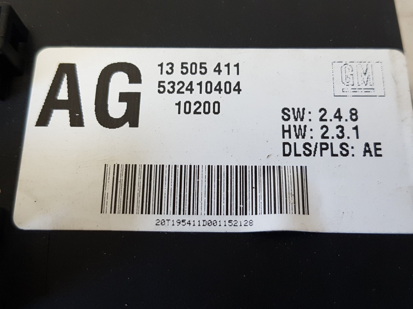 2010 - 2012 Saab 95  Saloon TOWBAR CONTROL MODULE 13505411