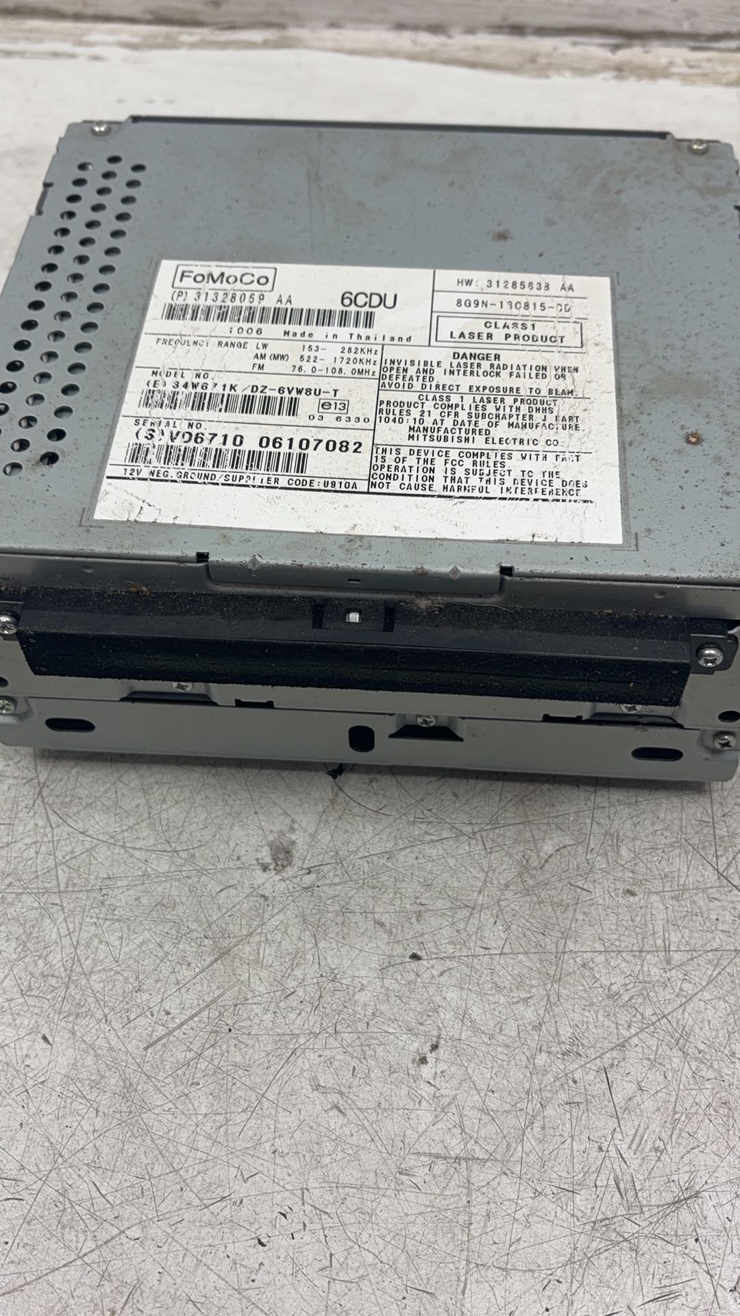 2010 Volvo XC70  Estate CD AND RADIO UNIT 31285838