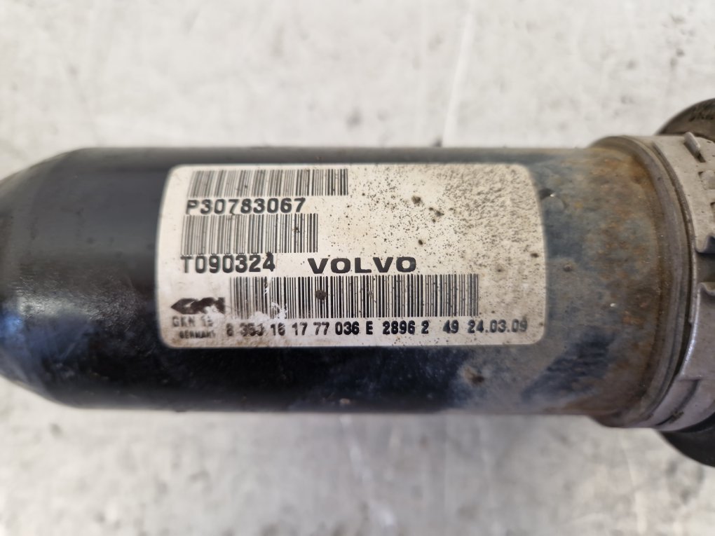 2009 - 2015 Volvo XC60  Estate DRIVESHAFT - PASSENGER FRONT (MANUAL) (ABS) 30783067