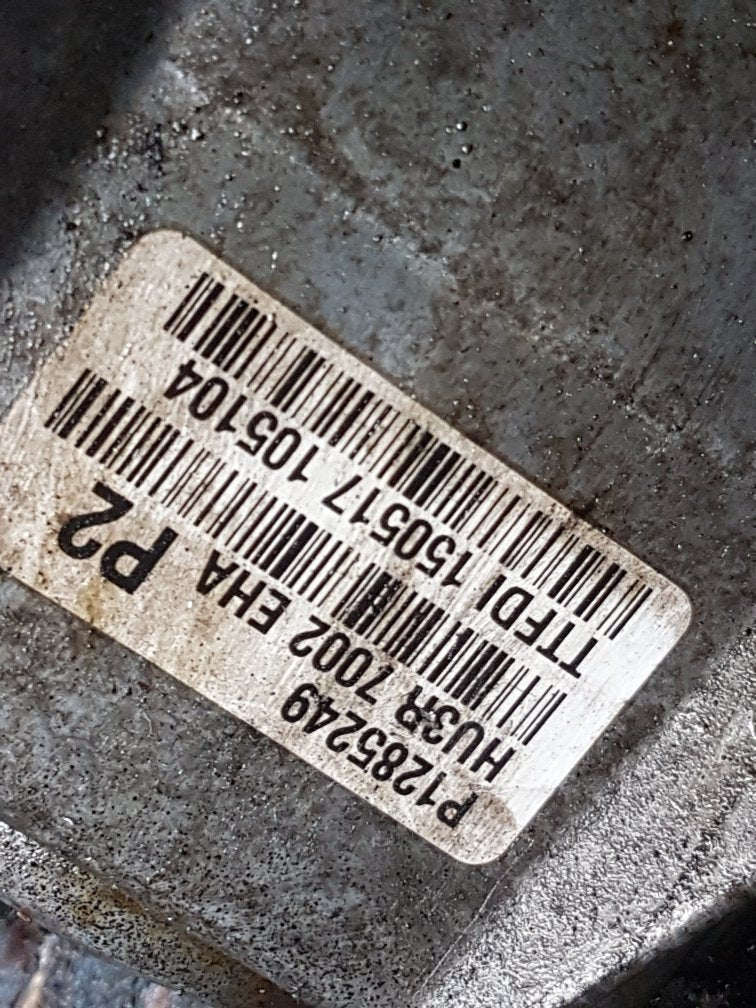 2012 - 2019 Volvo V40 Cross Country  Hatchback Manual Gearbox HU3R 7201 AHA 1285249