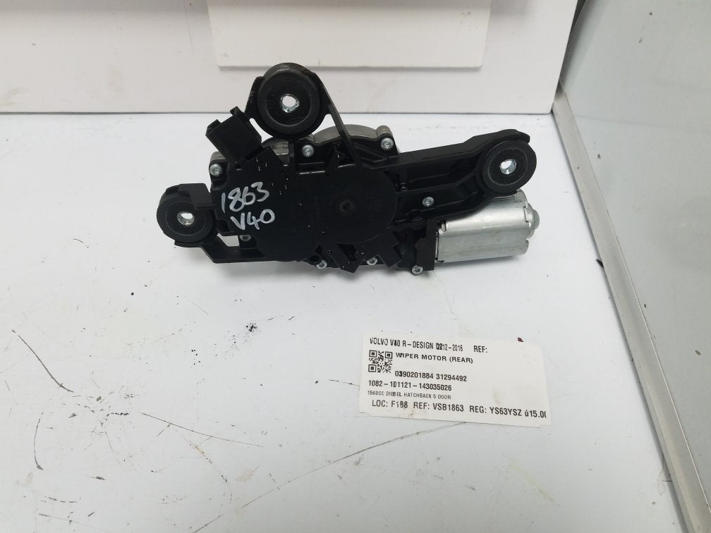 2015 - 2019 Volvo V40 Cross Country  Hatchback Rear Wiper Motor 0390201884 31294492