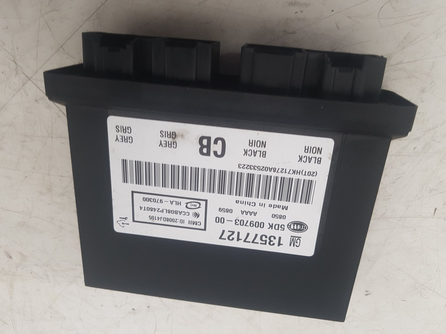 2010 - 2012 Saab 9-5  Saloon CENTRAL LOCKING CONTROL MODULE 13577127