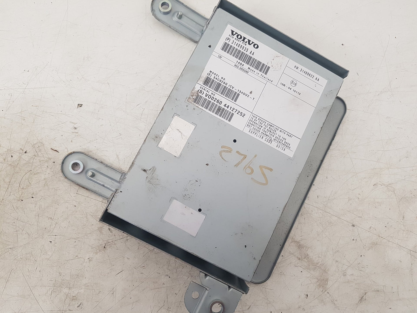 2012 - 2016 Volvo V40  Hatchback Amplifier 31409935AA