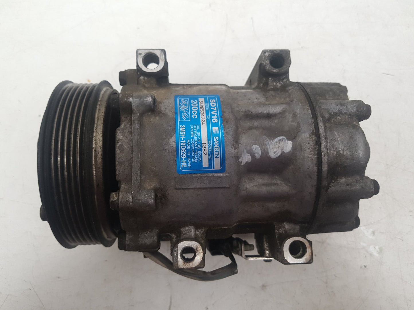 2010 - 2012 Volvo C30  Hatchback A/C Compressor 3M5H19D629HE