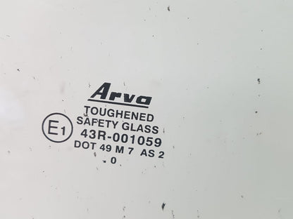 1998 - 2003 Saab 9-3  Convertible Right Front Door Window AS2