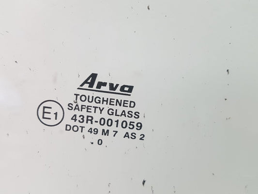 1998 - 2003 Saab 9-3  Convertible Right Front Door Window AS2