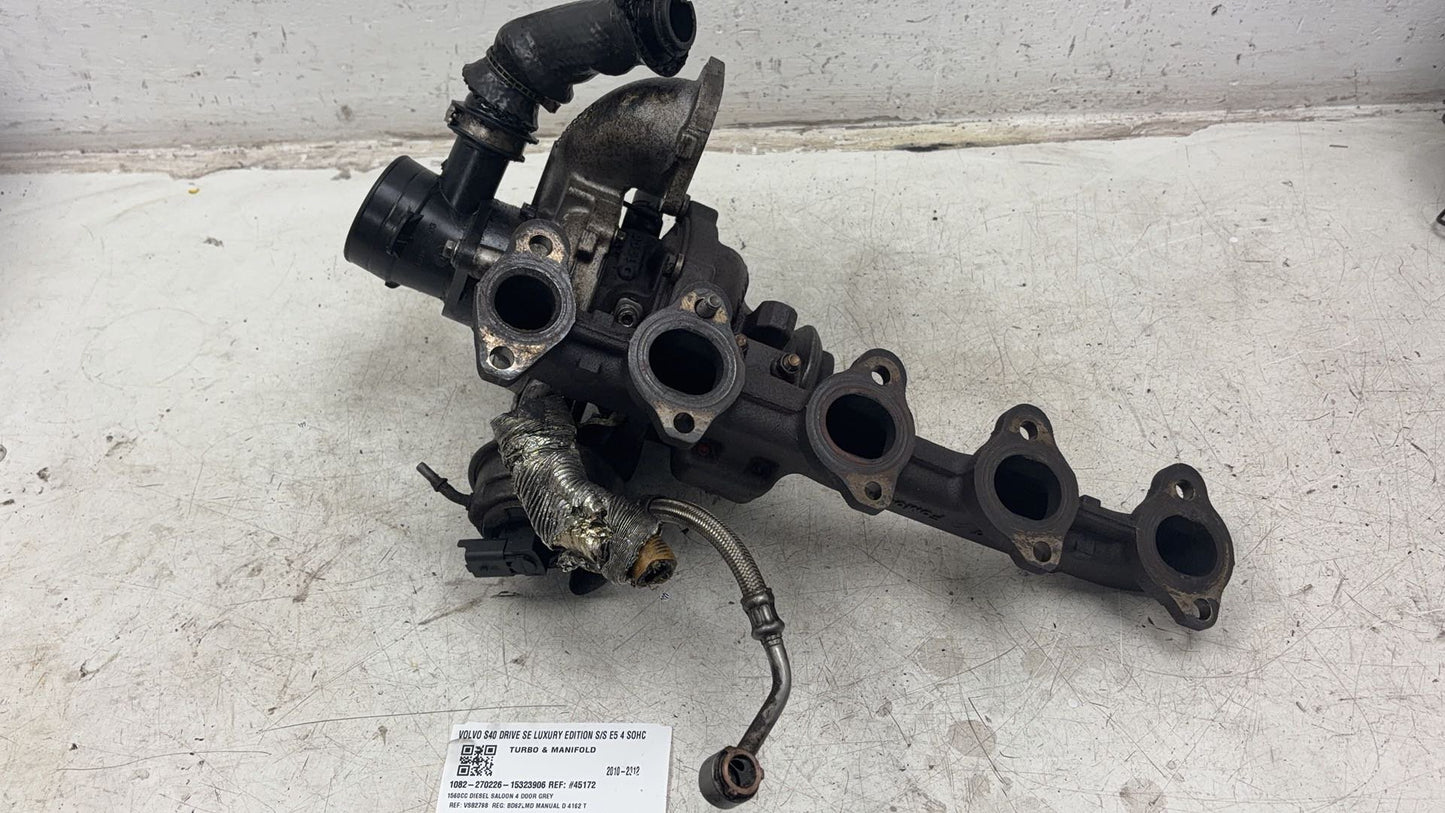 2010 - 2012 Volvo S40  Saloon Turbo Exhaust Manifold