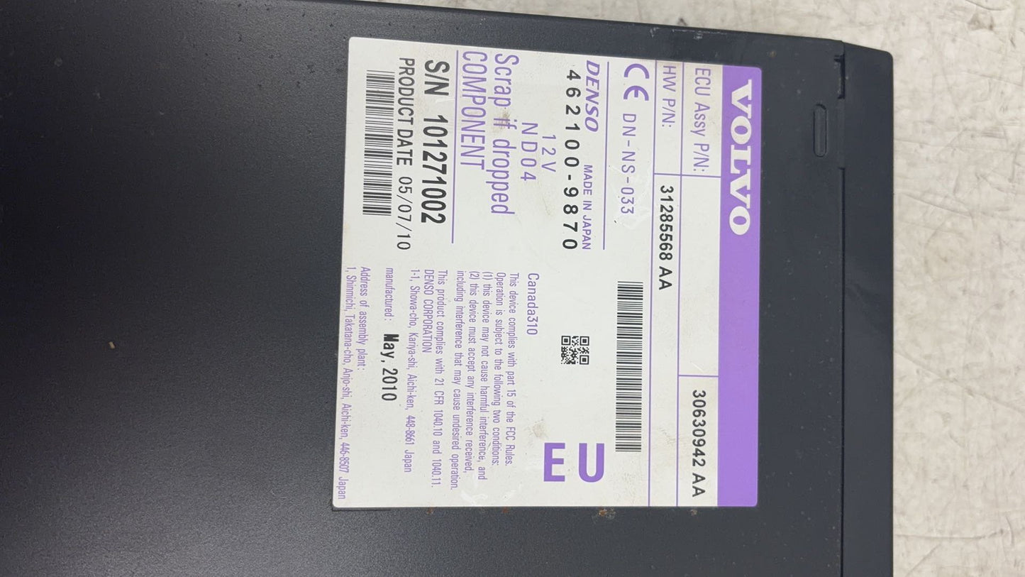 2010 Volvo XC70  Estate SATNAV DVD PLAYER 31285568