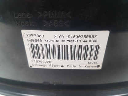 2003 - 2007 Saab 9-3  Estate Instrument Cluster 12788228