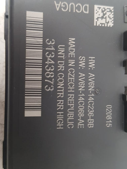 2012 - 2017 Volvo V40  Hatchback Door Control Module 31343873