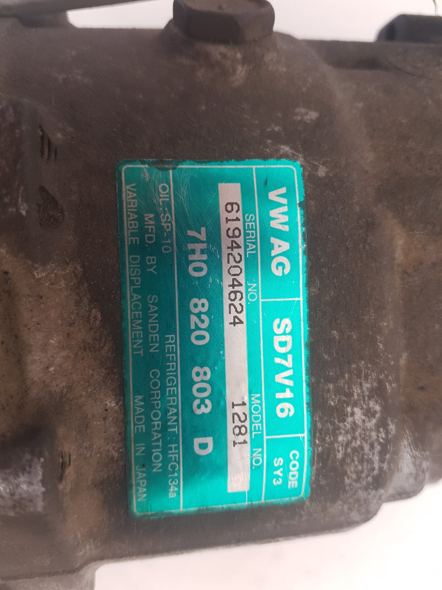 2004 - 2010 Volvo V50   Estate A/C Compressor 31291882