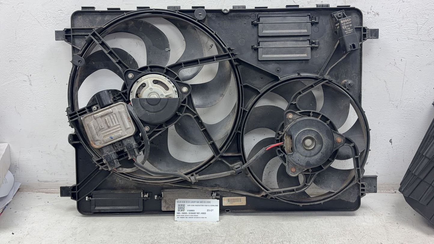 2009 - 2017 Volvo XC60 I 156 Estate A/C Fan and Shroud Assembly 31338823