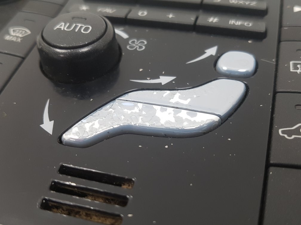 2010 - 2015 Volvo S60   DIGITAL HEATER CONTROL PANEL & STEREO 30795265