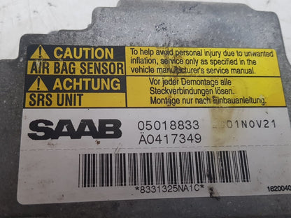 2002 Saab 9-3  Convertible Airbag Module 05018833