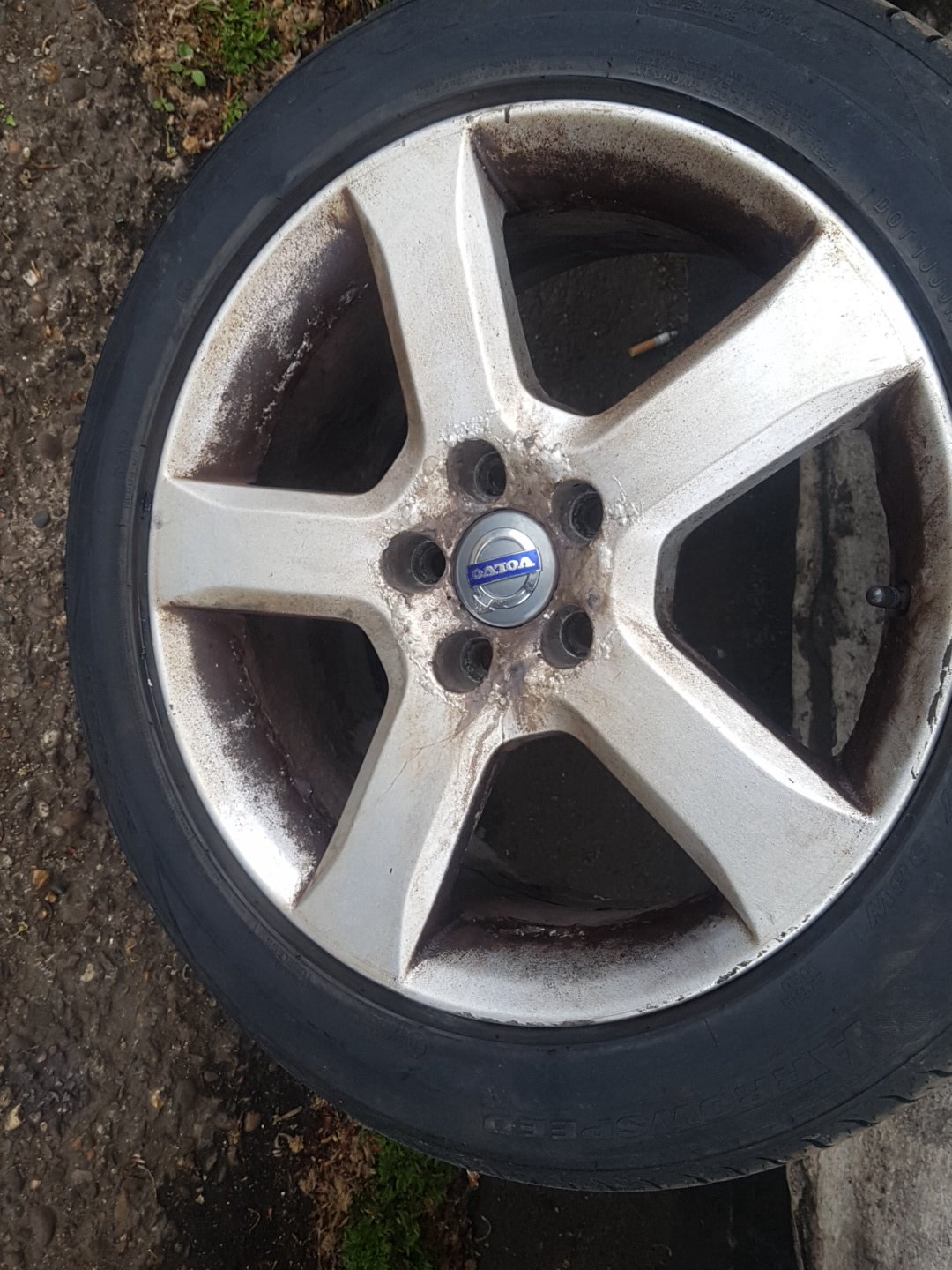 2003-2007 Volvo XC70 II 295 Alloy Wheel Set 31255033 VRAC Grade C